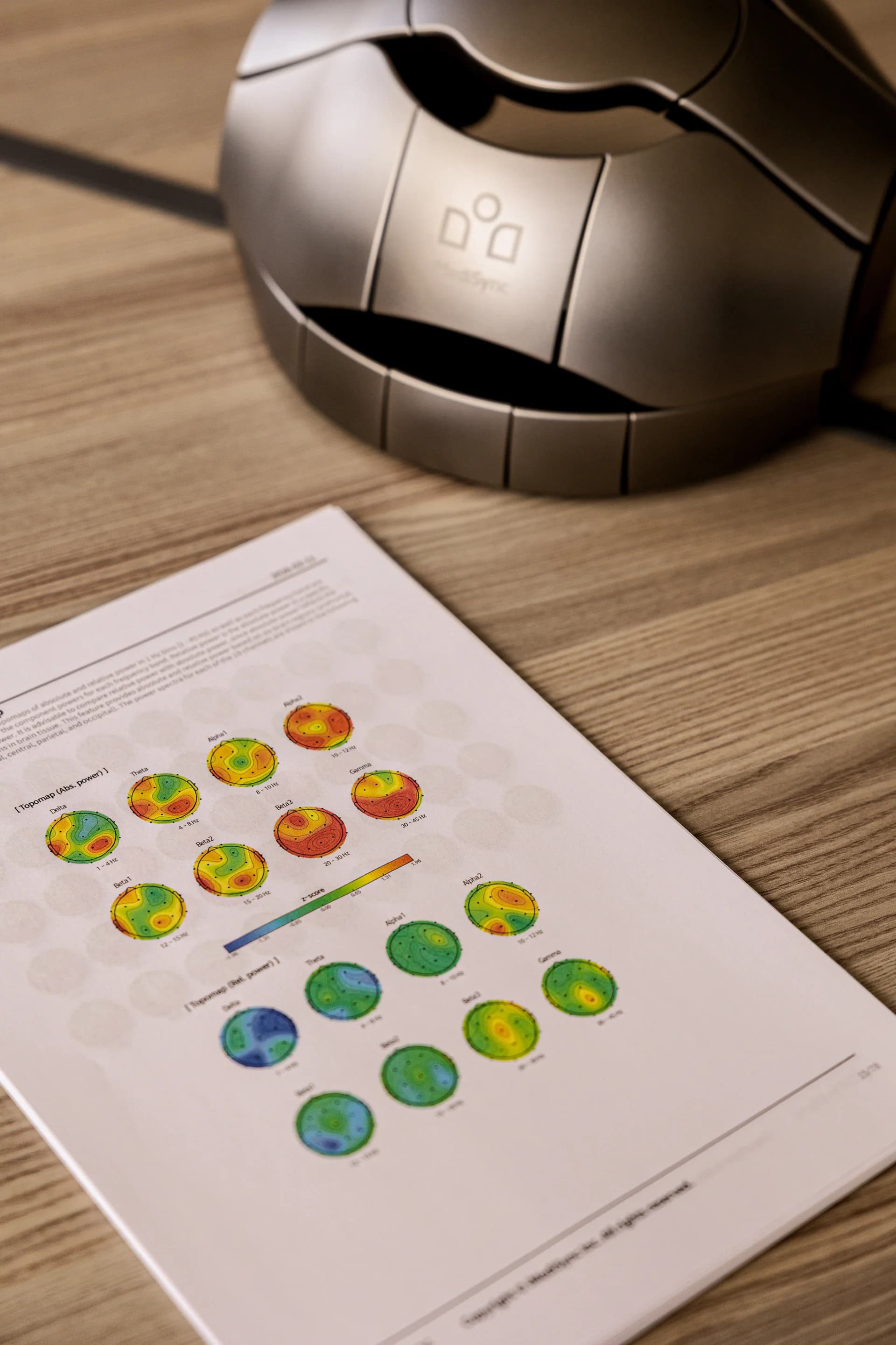 iSyncBrain QEEG brain mapping report